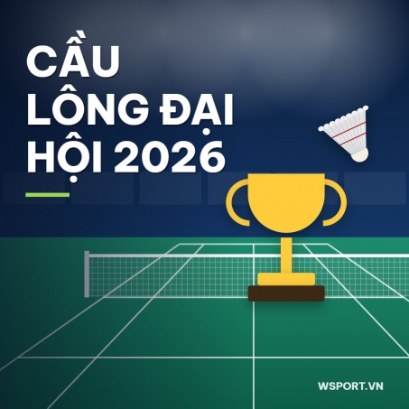 Cầu lông tại Đại hội Thể thao toàn quốc 2026: 7 nội dung, Thùy Linh và Hải Đăng bảo vệ ngôi vương