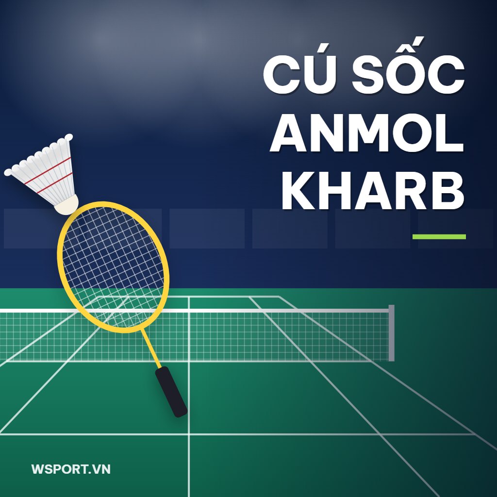 Hylo Open 2026 Anmol Kharb thắng Line Christophersen