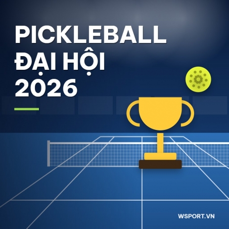 Wsport Vietnam - Shop Cầu lông Chính Hãng Pickleball tại Đại hội Thể thao toàn quốc 2026: 5 bộ huy chương và màn ra mắt của Lý Hoàng Nam
