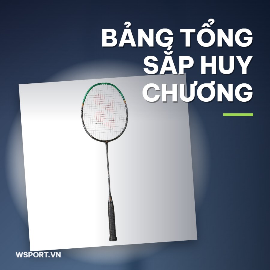 Bảng huy chương giải cầu lông trẻ thế giới 2026